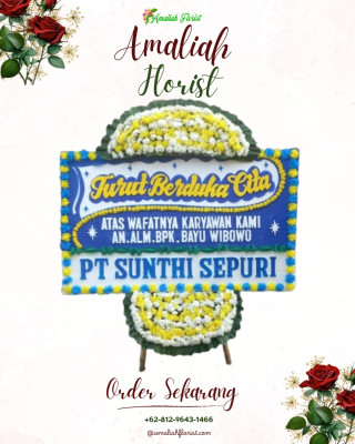 Papan Bunga Duka di Payakumbuh Utara