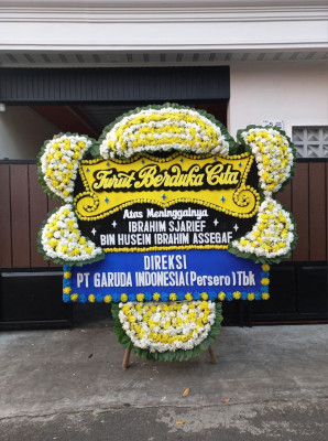 Papan Bunga Duka di Payakumbuh Utara