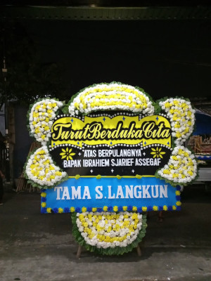 Papan Bunga Duka di Payakumbuh Utara